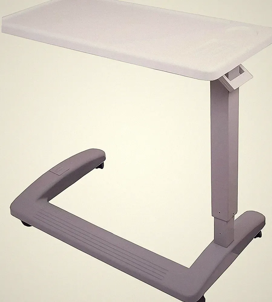 Carex Rolling Overbed Table, Hospital Bed Table, Laptop Tables for Recliner, Bed