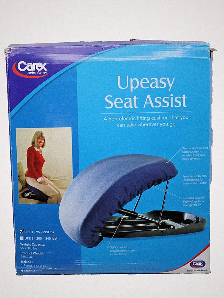 CAREX UpEasy Seat Assist 95lb To 220lb Portable Self-Powered Lifting Seat #UPE-1