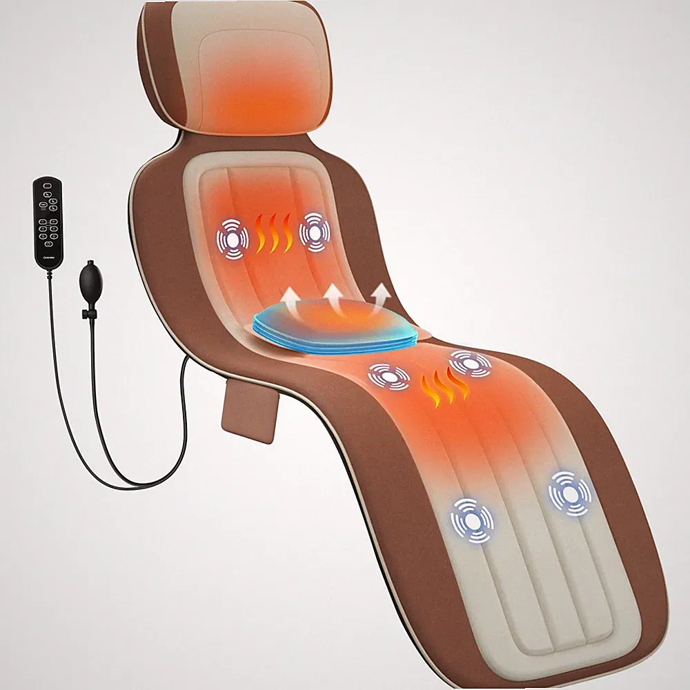 Full Body Massage Mat with Heat, Back Massager for recliner with Lumbar Suppo...