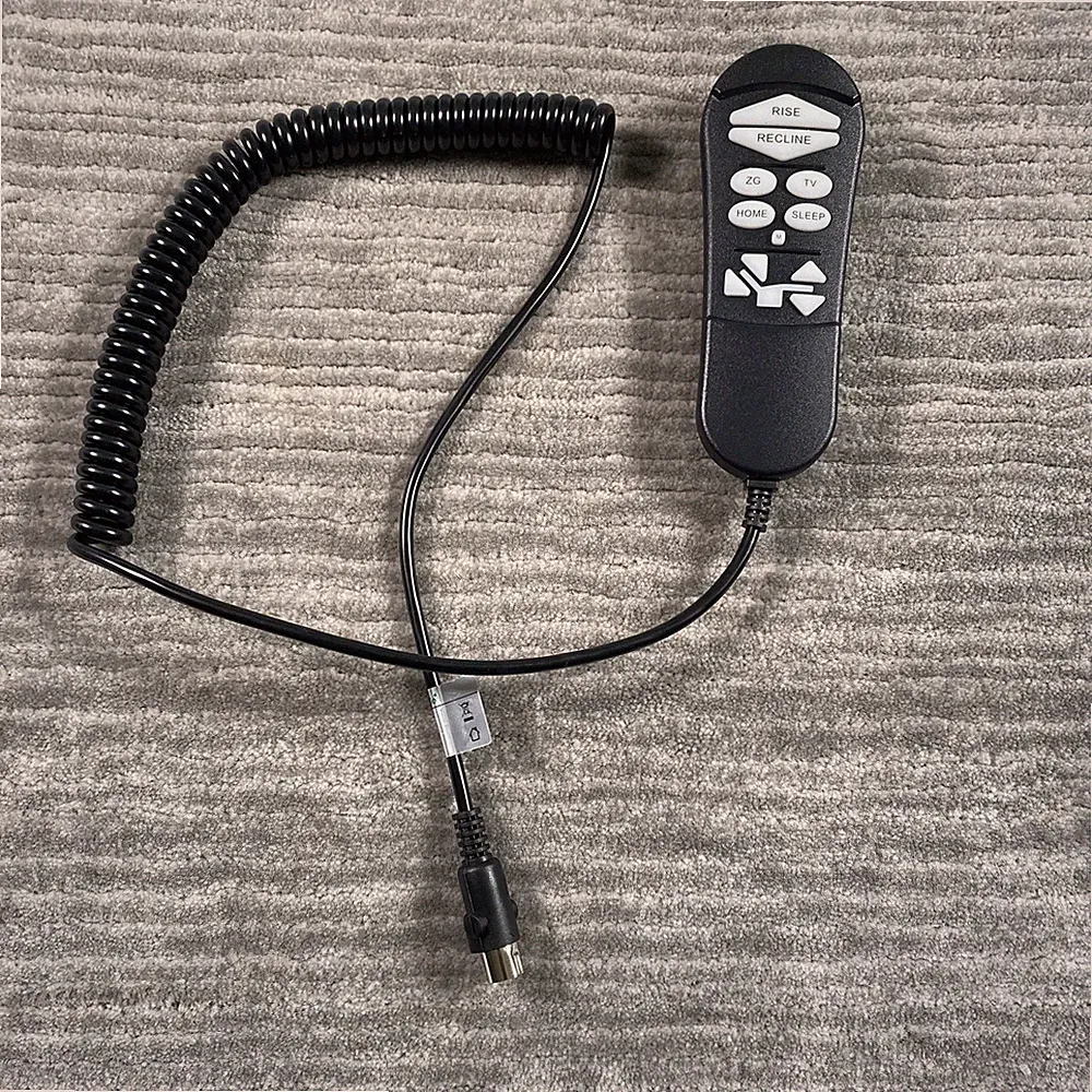 Lift Chair Remote Hand Control Black E372RR Rise Recline TV Sleep Adjustable