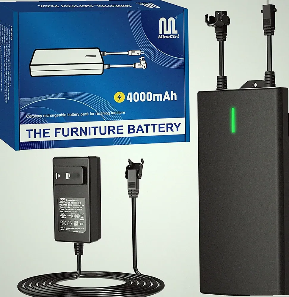 Portable 4000mAh Wireless Battery Pack for Power Recliners & Lift Chairs