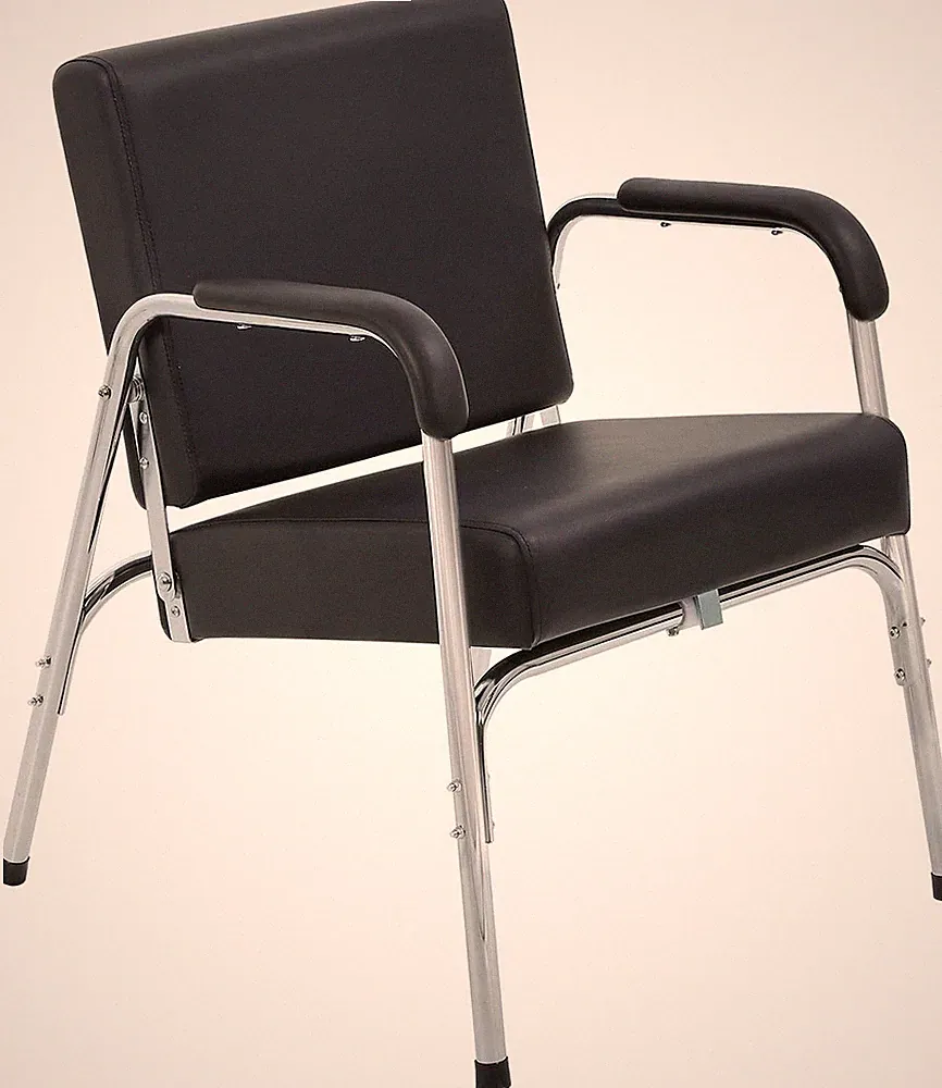 Portable Salon Chair with Auto Tilt Seat Back. Reclining Beauty Barber Chair Sof