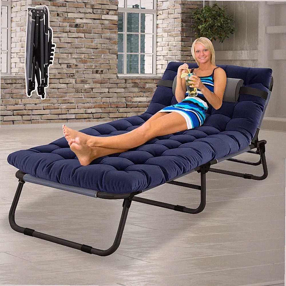 SLSY Rollaway Guest Bed 4/6 Position Adjustable Cots Reclining Chairs & Mattress